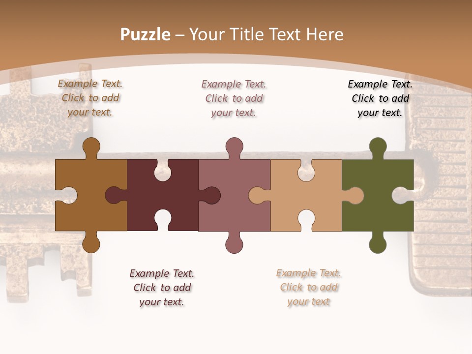 Monochrome Blank Striped PowerPoint Template