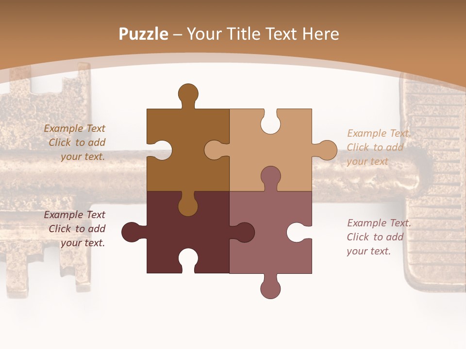 Monochrome Blank Striped PowerPoint Template