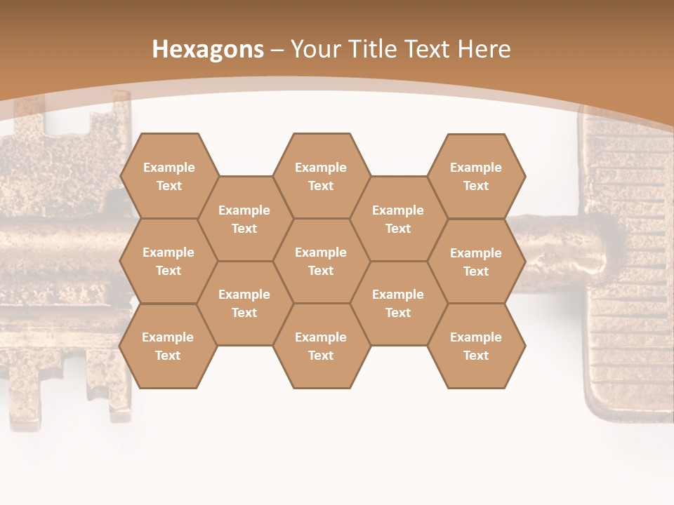 Monochrome Blank Striped PowerPoint Template