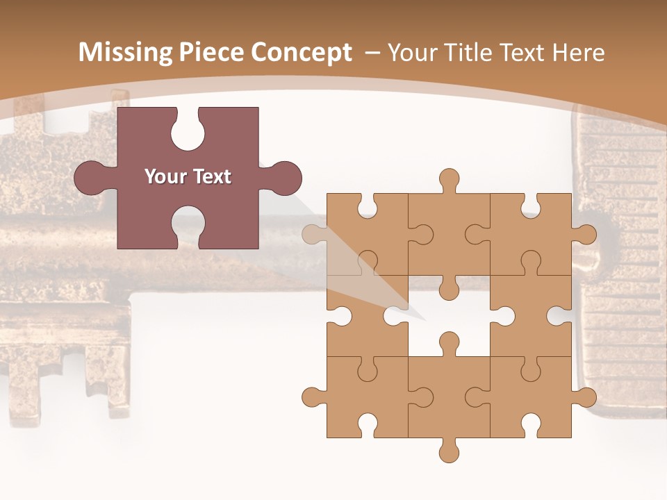 Monochrome Blank Striped PowerPoint Template