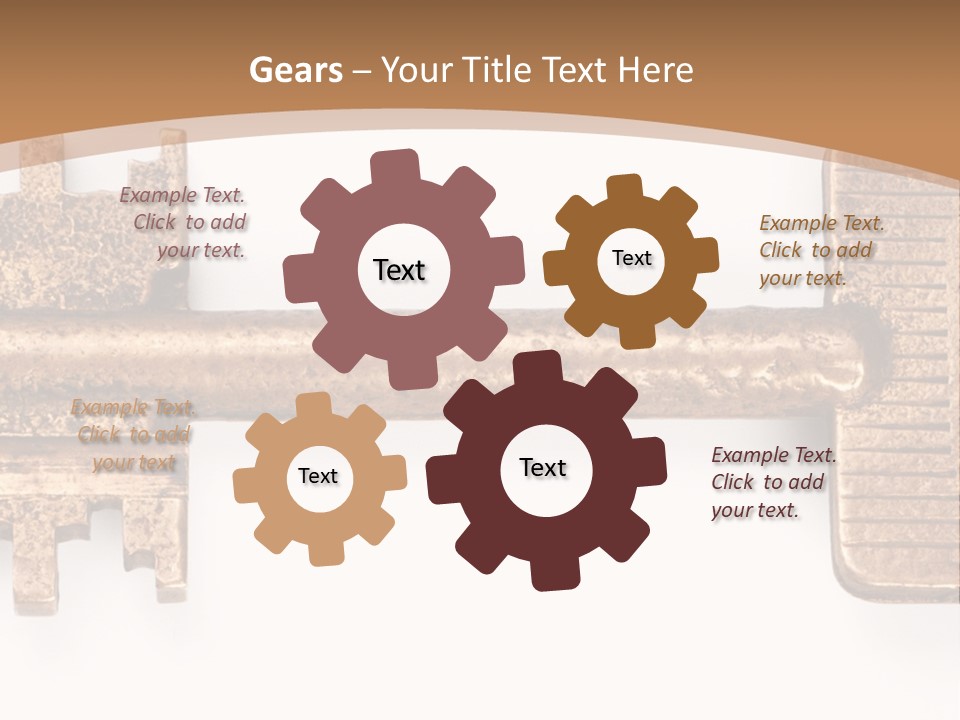 Monochrome Blank Striped PowerPoint Template