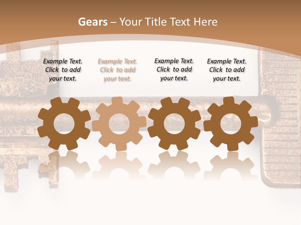 Monochrome Blank Striped PowerPoint Template