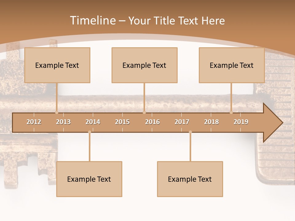 Monochrome Blank Striped PowerPoint Template