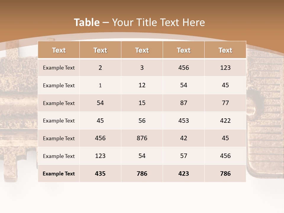 Monochrome Blank Striped PowerPoint Template