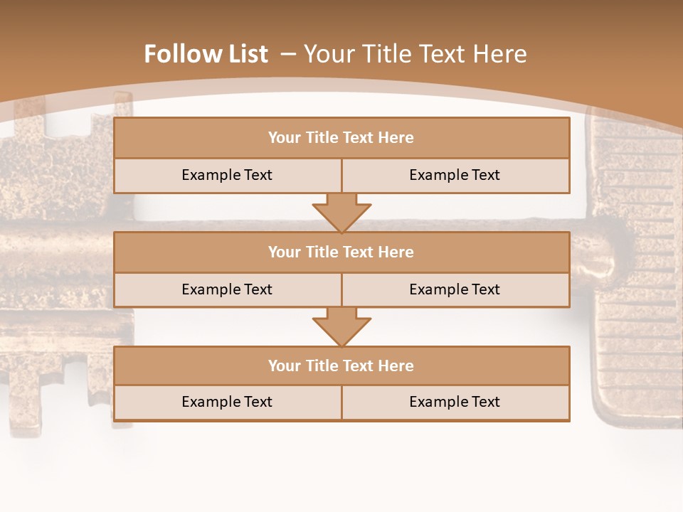 Monochrome Blank Striped PowerPoint Template