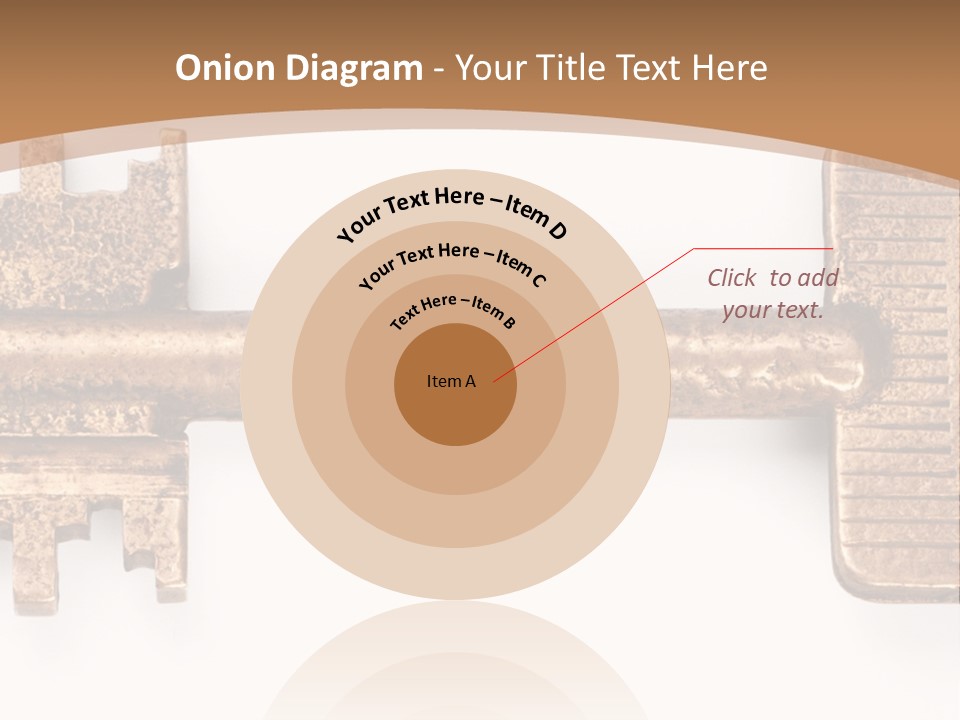 Monochrome Blank Striped PowerPoint Template
