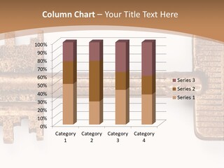 Monochrome Blank Striped PowerPoint Template