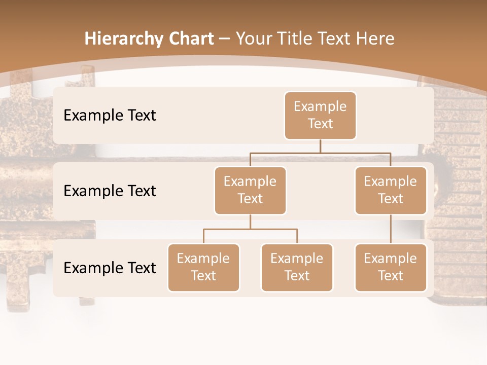 Monochrome Blank Striped PowerPoint Template