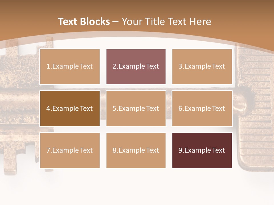 Monochrome Blank Striped PowerPoint Template