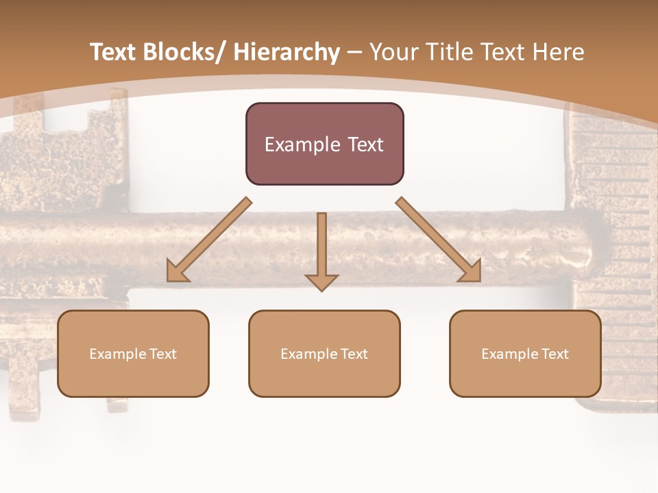 Monochrome Blank Striped PowerPoint Template