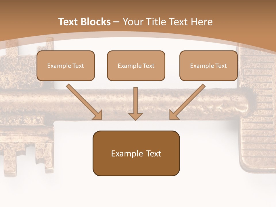 Monochrome Blank Striped PowerPoint Template