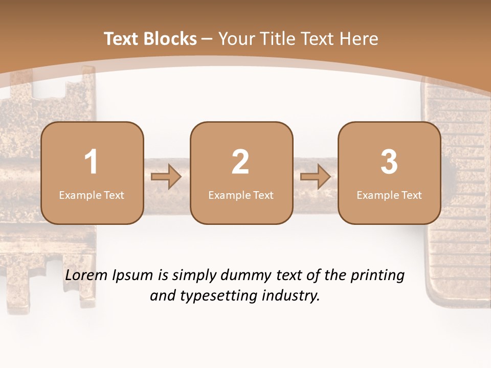 Monochrome Blank Striped PowerPoint Template
