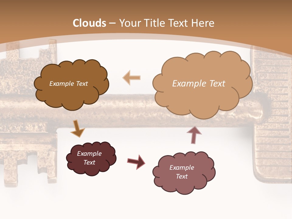 Monochrome Blank Striped PowerPoint Template