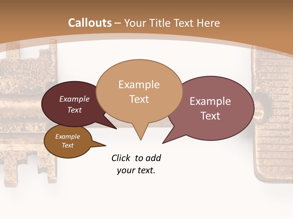 Monochrome Blank Striped PowerPoint Template