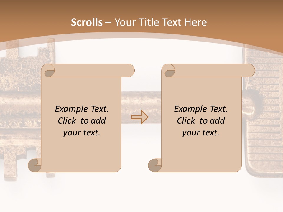Monochrome Blank Striped PowerPoint Template