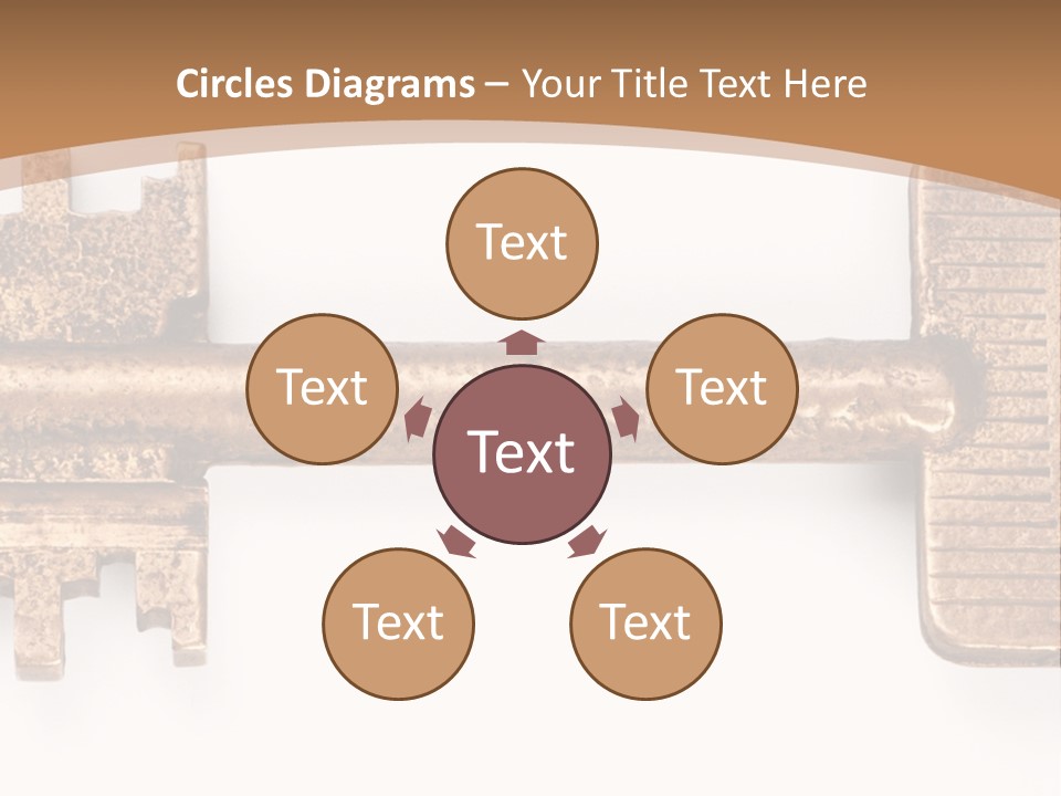 Monochrome Blank Striped PowerPoint Template