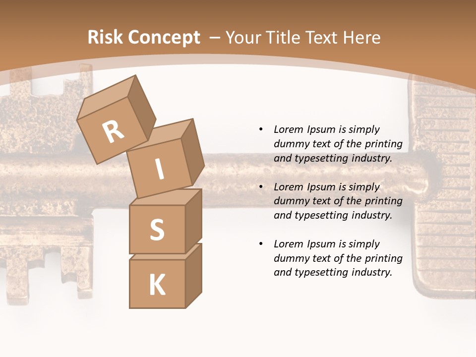 Monochrome Blank Striped PowerPoint Template