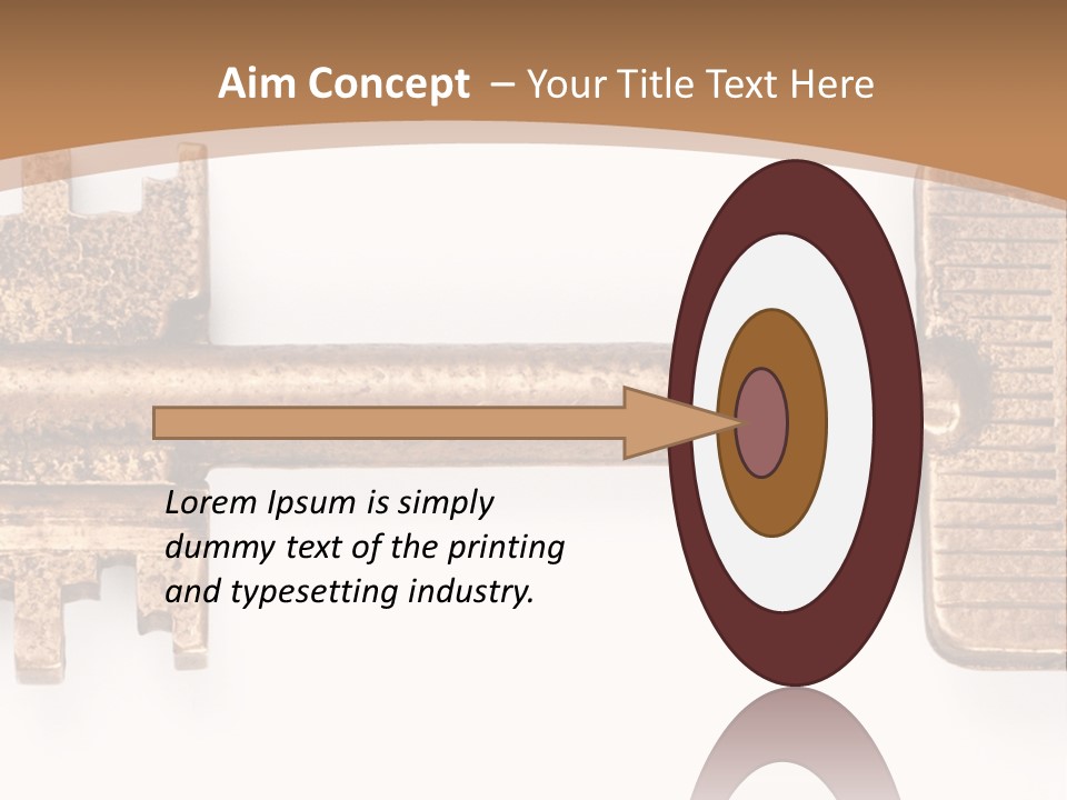 Monochrome Blank Striped PowerPoint Template