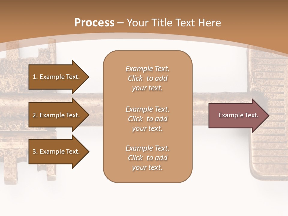 Monochrome Blank Striped PowerPoint Template
