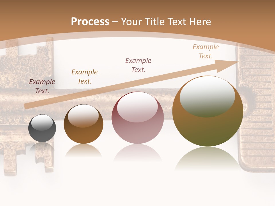 Monochrome Blank Striped PowerPoint Template