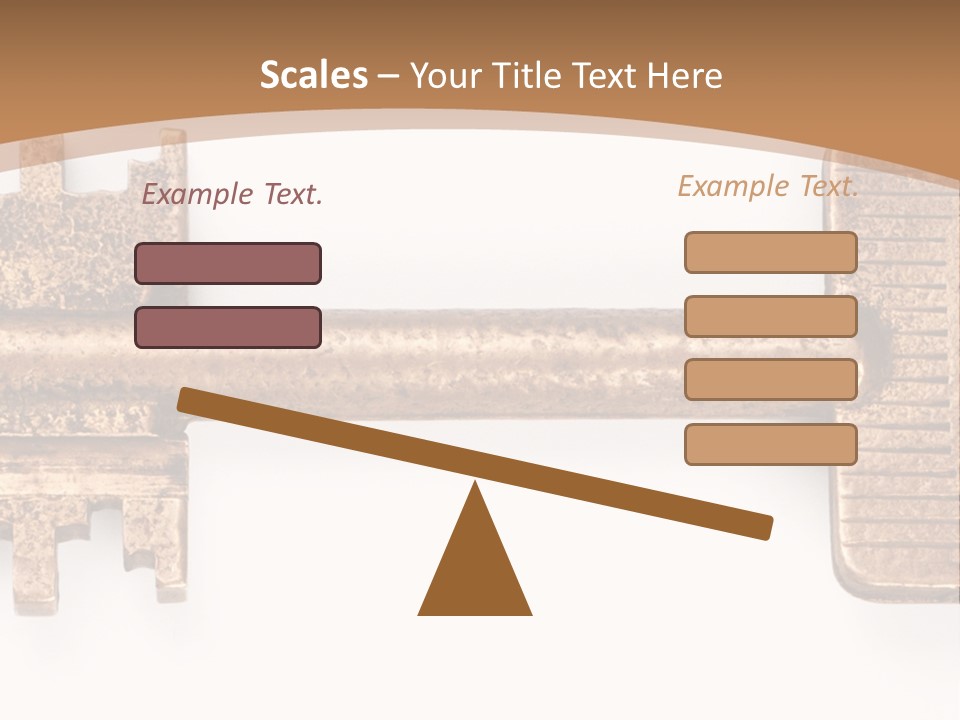 Monochrome Blank Striped PowerPoint Template