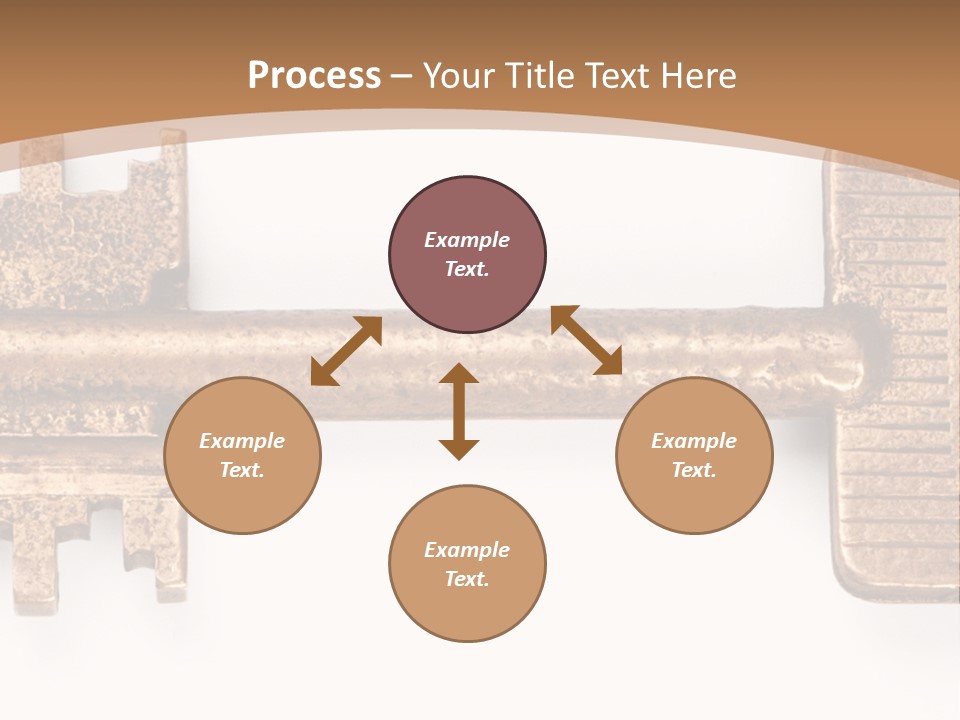 Monochrome Blank Striped PowerPoint Template