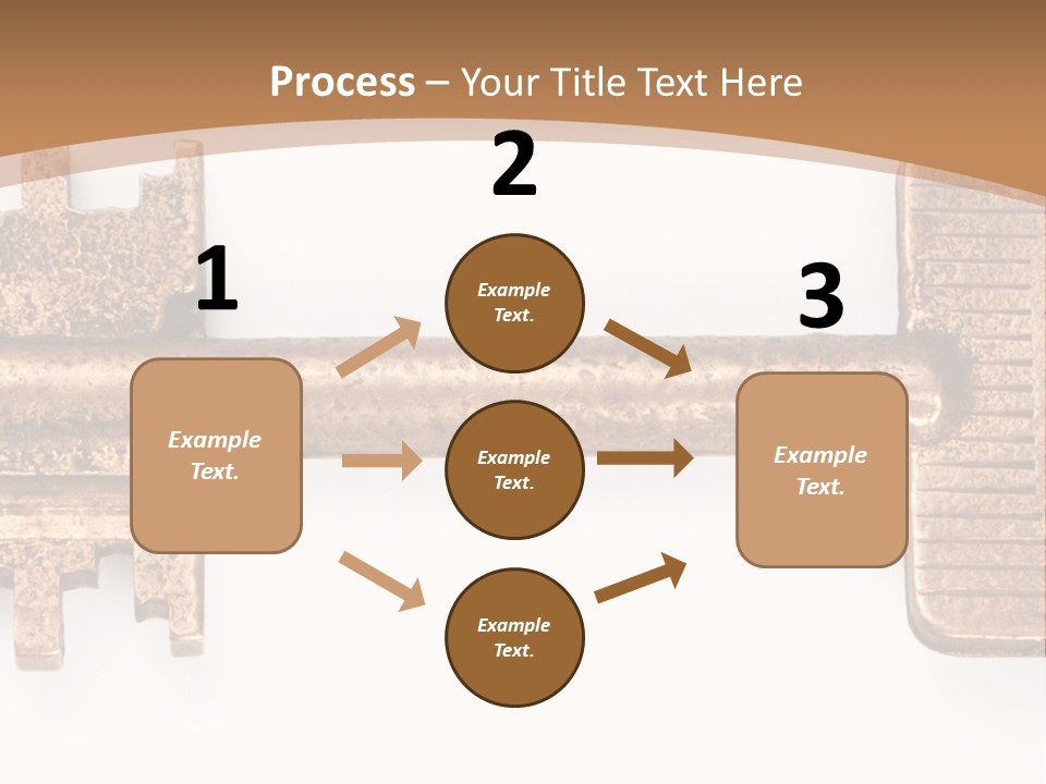 Monochrome Blank Striped PowerPoint Template