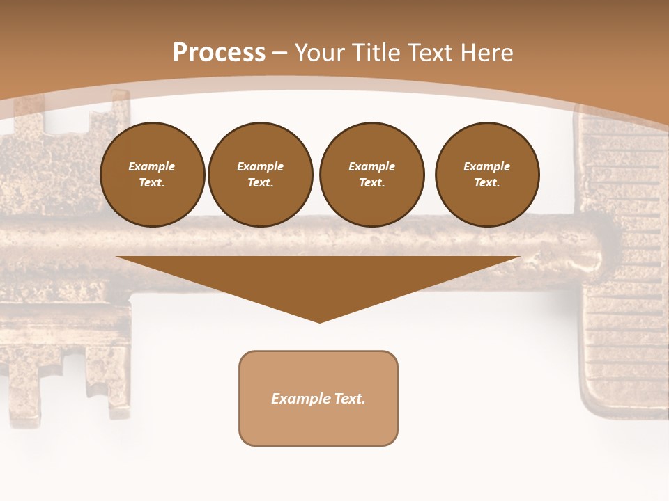 Monochrome Blank Striped PowerPoint Template