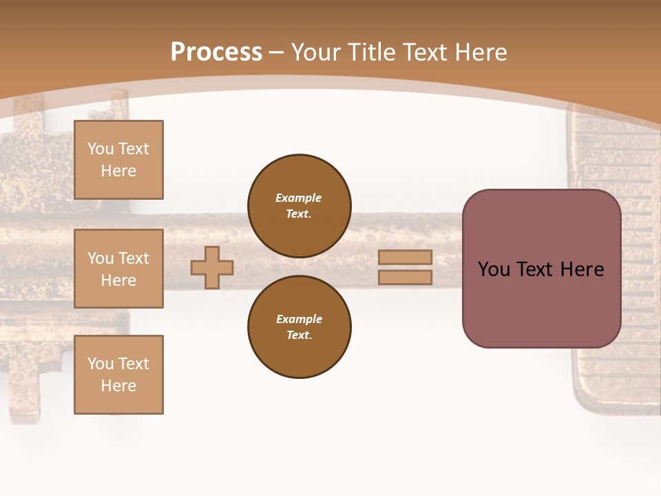 Monochrome Blank Striped PowerPoint Template