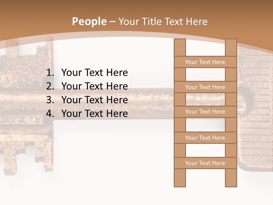 Monochrome Blank Striped PowerPoint Template