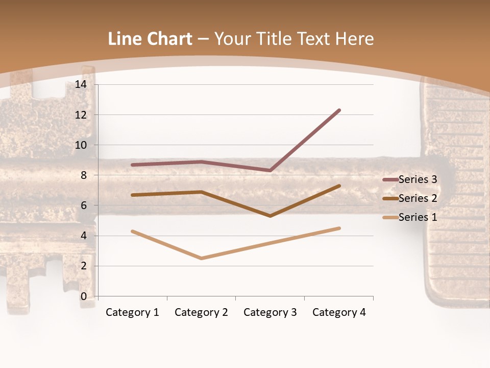 Monochrome Blank Striped PowerPoint Template