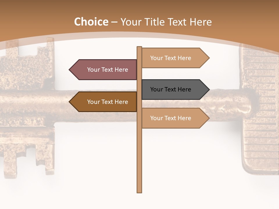 Monochrome Blank Striped PowerPoint Template