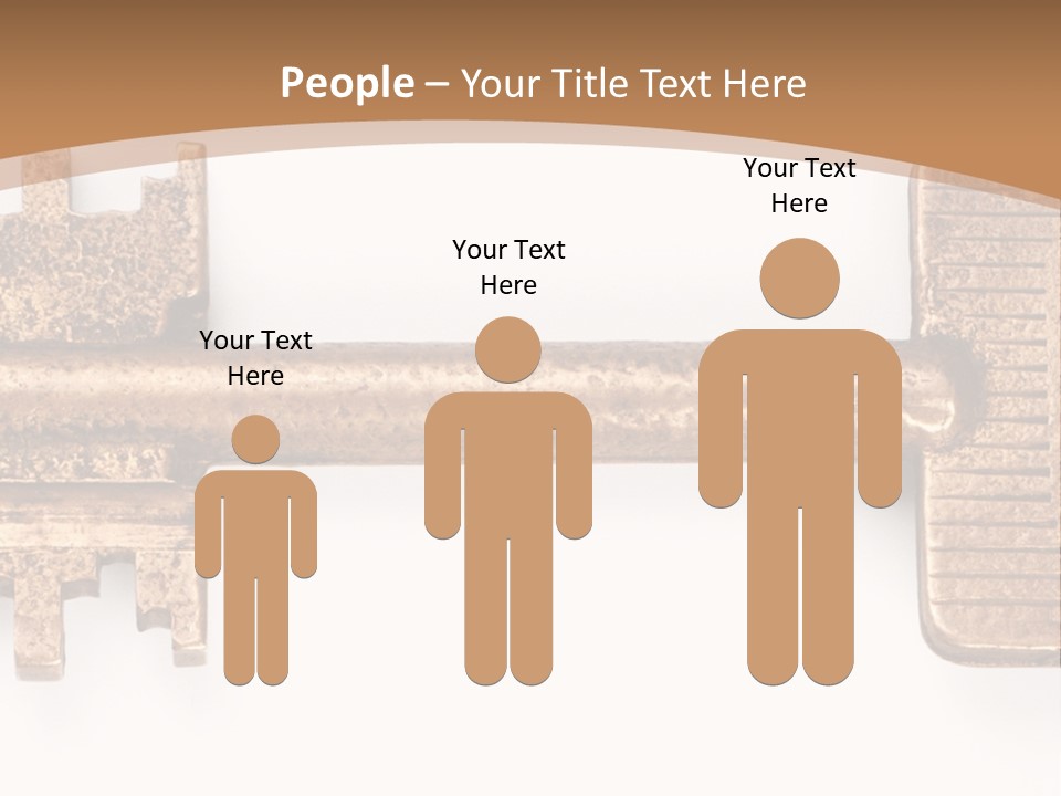 Monochrome Blank Striped PowerPoint Template