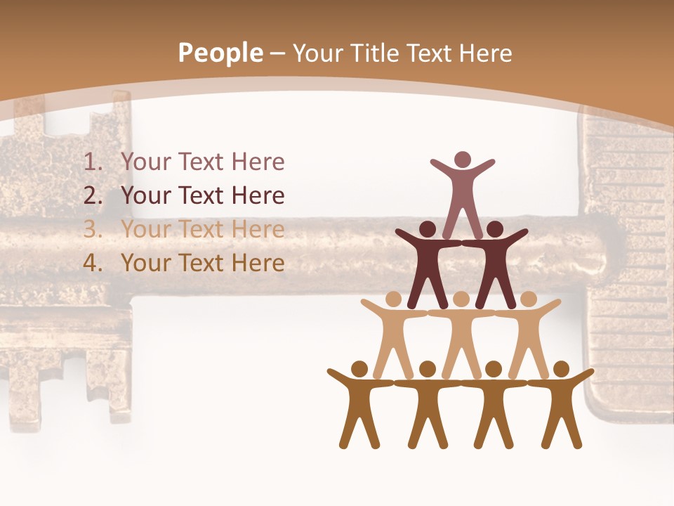 Monochrome Blank Striped PowerPoint Template