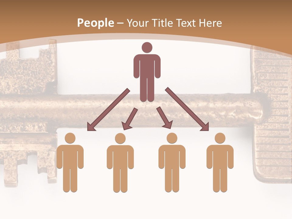 Monochrome Blank Striped PowerPoint Template