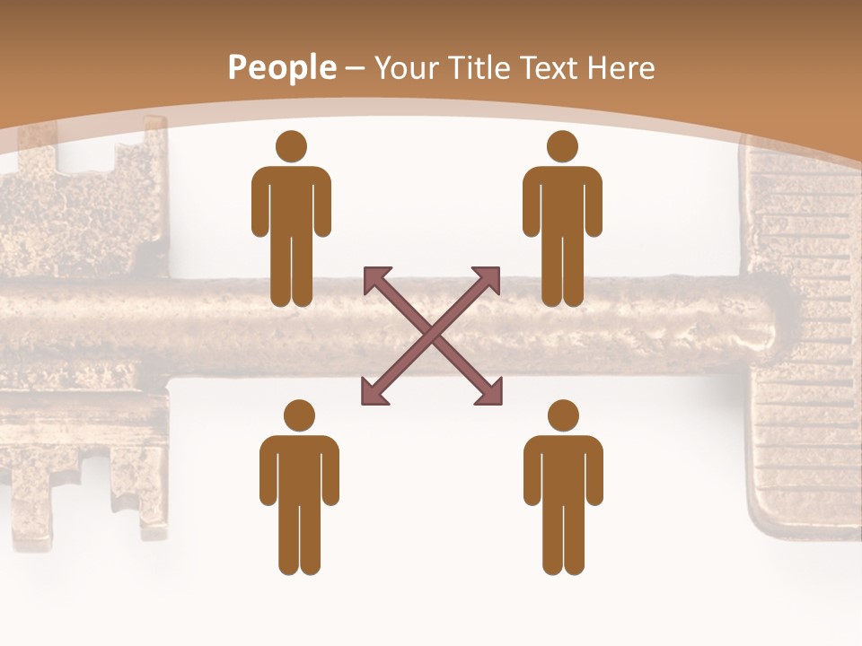 Monochrome Blank Striped PowerPoint Template