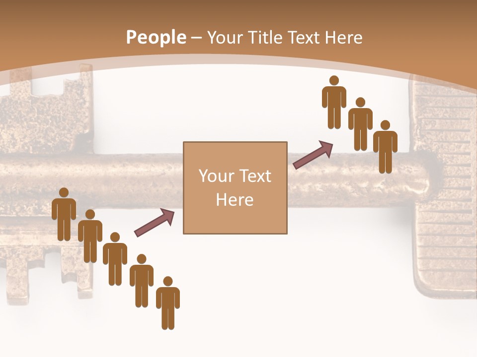 Monochrome Blank Striped PowerPoint Template