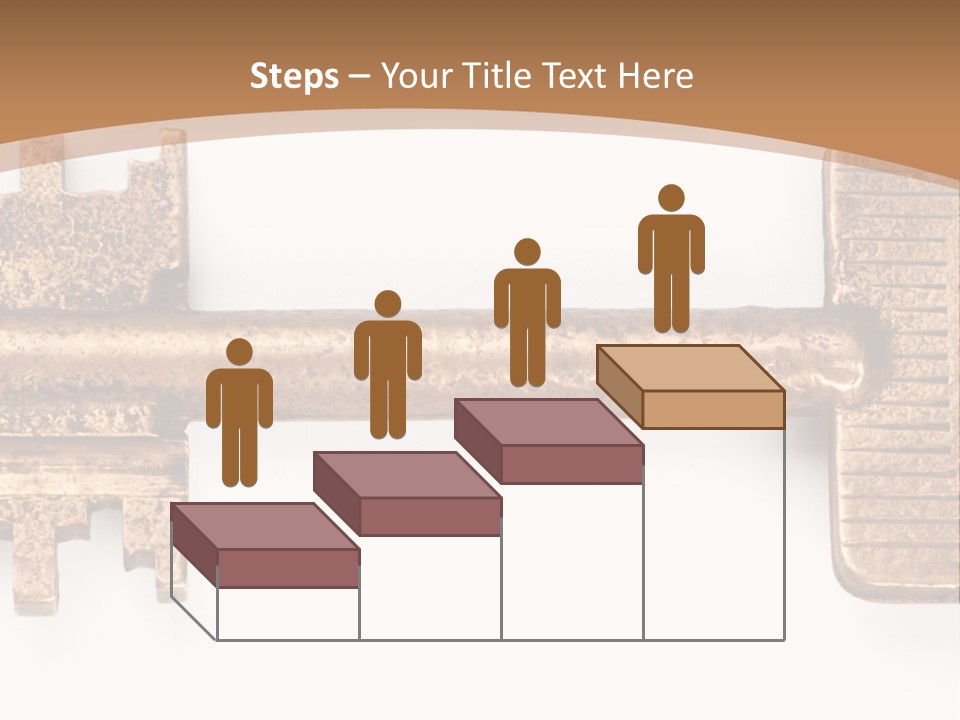 Monochrome Blank Striped PowerPoint Template