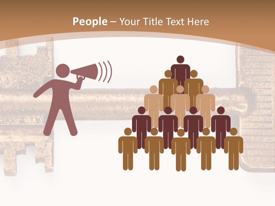 Monochrome Blank Striped PowerPoint Template