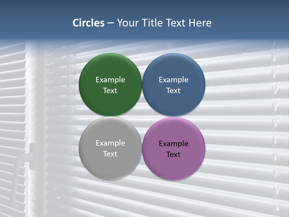 Monochrome Blank Striped PowerPoint Template