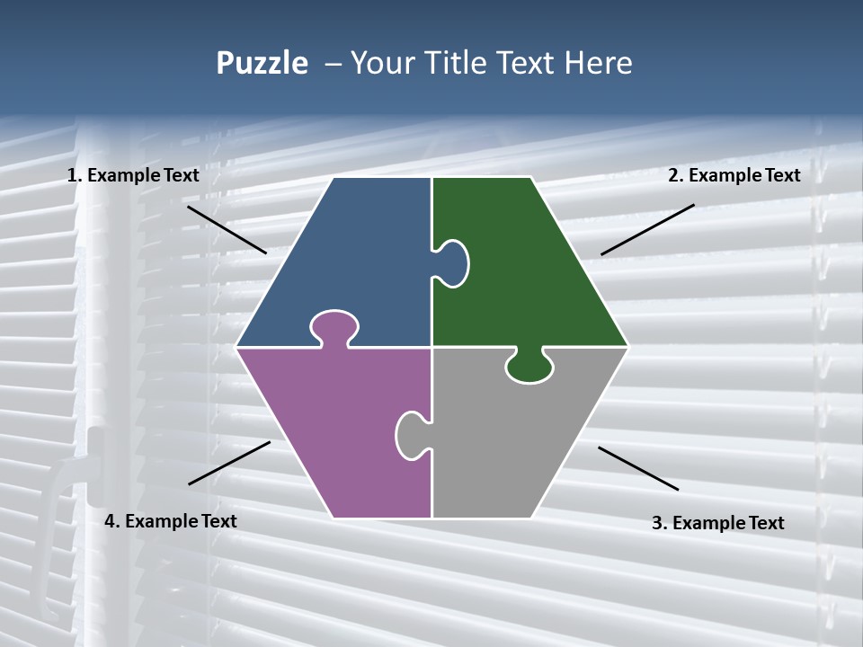 Monochrome Blank Striped PowerPoint Template