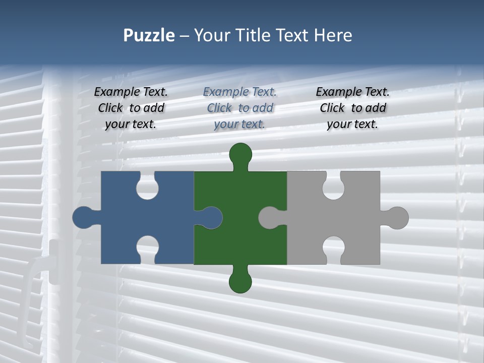 Monochrome Blank Striped PowerPoint Template