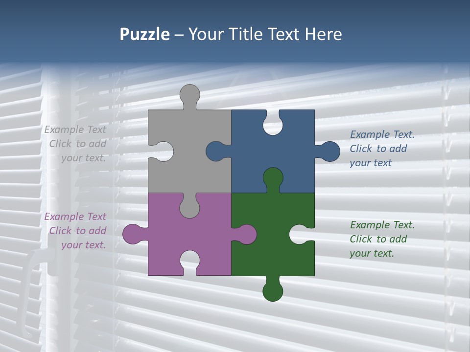 Monochrome Blank Striped PowerPoint Template