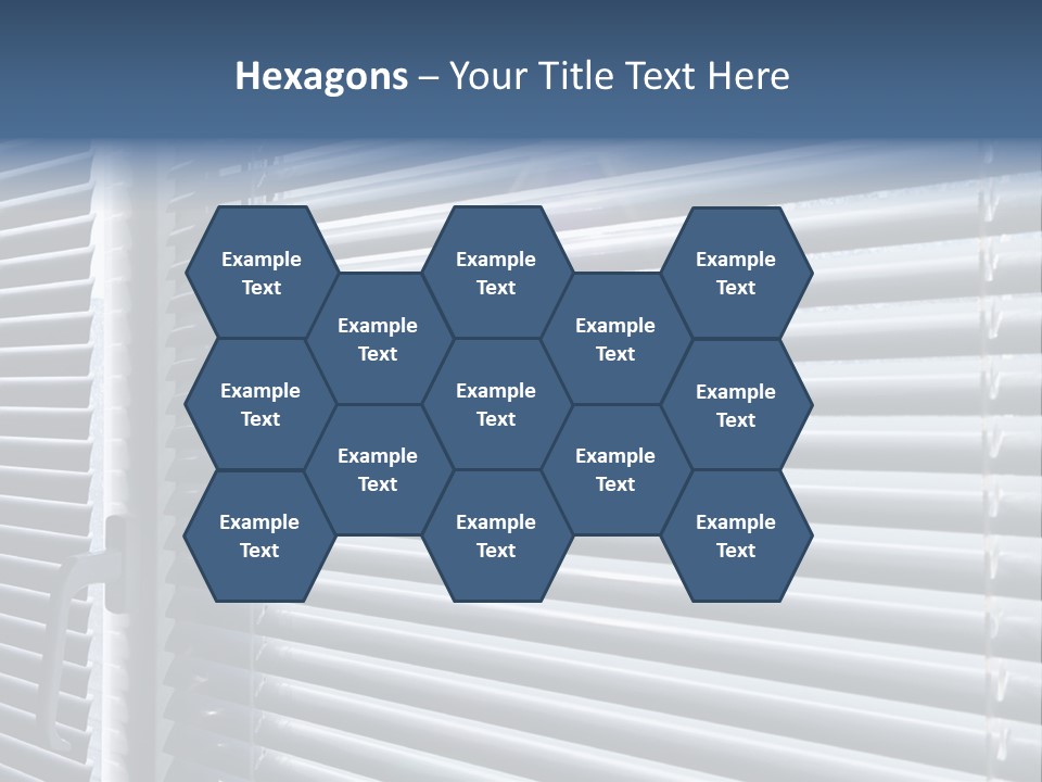 Monochrome Blank Striped PowerPoint Template