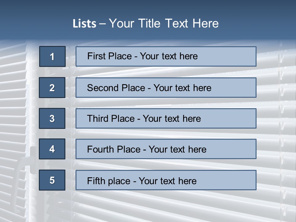 Monochrome Blank Striped PowerPoint Template