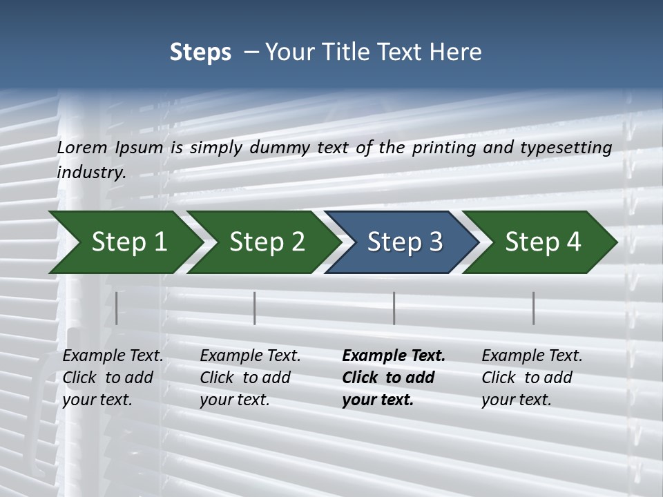 Monochrome Blank Striped PowerPoint Template