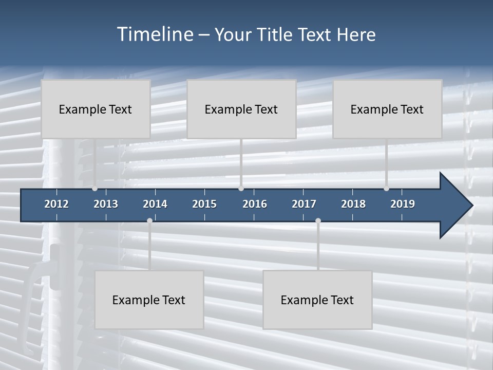Monochrome Blank Striped PowerPoint Template