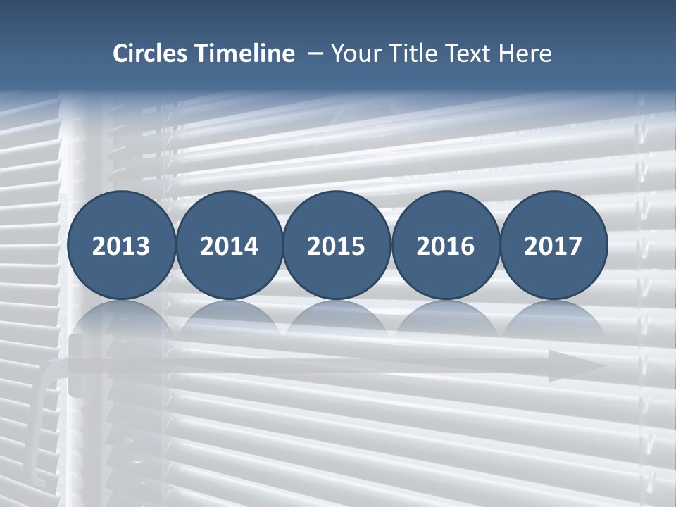 Monochrome Blank Striped PowerPoint Template