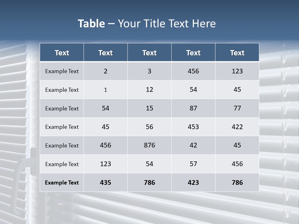 Monochrome Blank Striped PowerPoint Template