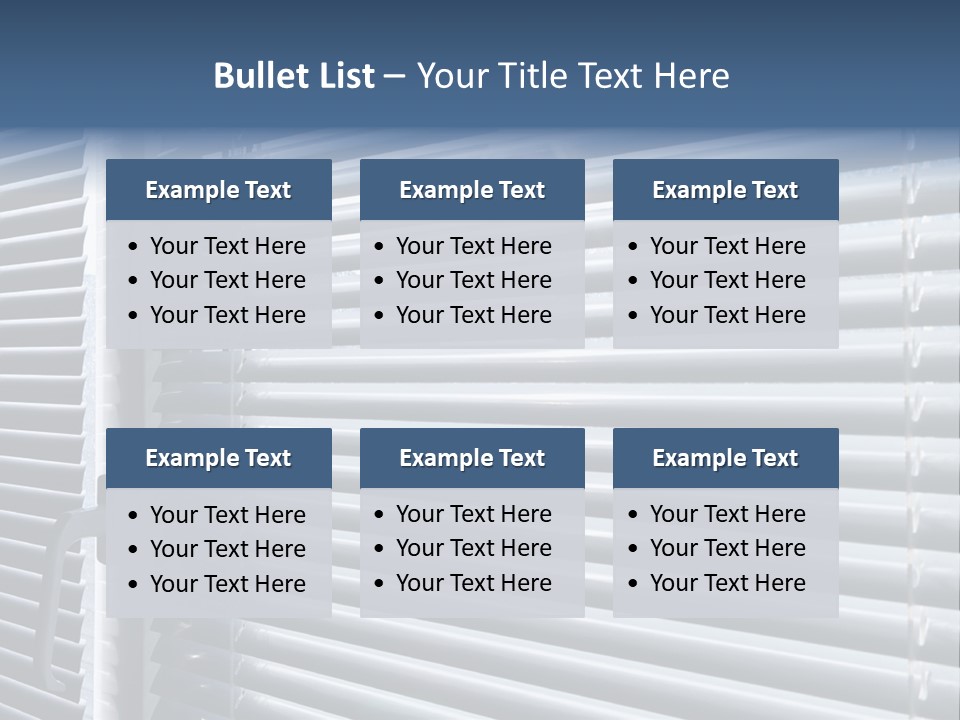 Monochrome Blank Striped PowerPoint Template